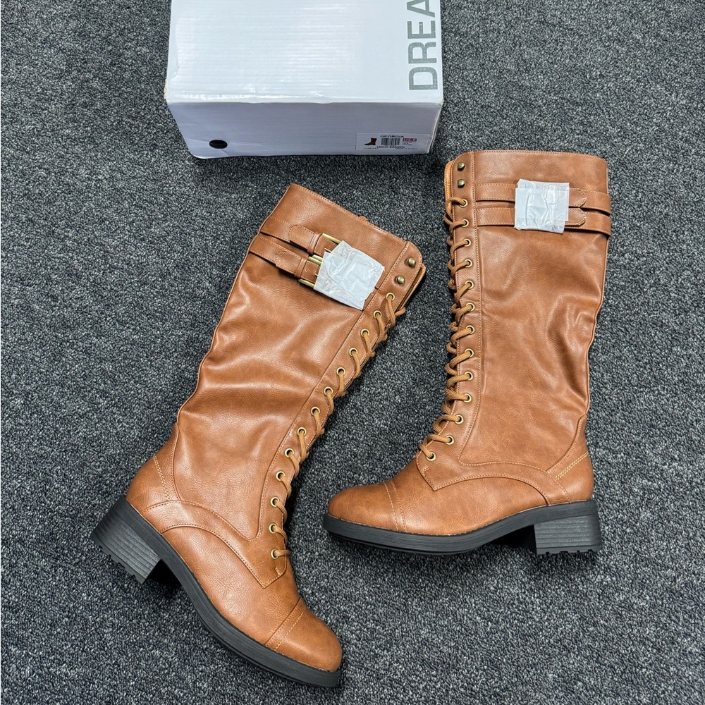Dream Pairs Light Brown Georgia Boots